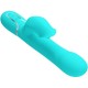 PRETTY LOVE VIBRADOR RABBIT PERLAS VERDE AGUA