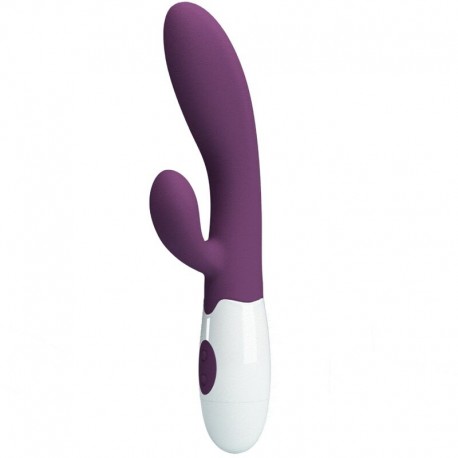 PRETTY LOVE ALVIS VIBRADOR RABBIT PUNTO G MORADO