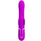 PRETTY LOVE VIBRADOR RABBIT MULTIFUNCIaN 4 EN 1 MARIPOSA FUCSIA