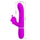 PRETTY LOVE VIBRADOR RABBIT MULTIFUNCIaN 4 EN 1 MARIPOSA FUCSIA