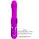 PRETTY LOVE VIBRADOR RABBIT MULTIFUNCIaN 4 EN 1 MARIPOSA FUCSIA