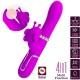 PRETTY LOVE VIBRADOR RABBIT MULTIFUNCIaN 4 EN 1 MARIPOSA FUCSIA