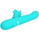 PRETTY LOVE VIBRADOR RABBIT MULTIFUNCIaN 4 EN 1 MARIPOSA VERDE AGUA
