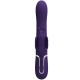 PRETTY LOVE VIBRADOR RABBIT MULTIFUNCIaN 4 EN 1 MARIPOSA MORADO