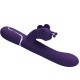 PRETTY LOVE VIBRADOR RABBIT MULTIFUNCIaN 4 EN 1 MARIPOSA MORADO