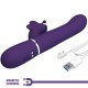 PRETTY LOVE VIBRADOR RABBIT MULTIFUNCIaN 4 EN 1 MARIPOSA MORADO