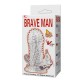 BAILE BRAVE MAN EXTENSION PENE VIBRADOR RABBIT