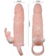 BAILE BRAVE MAN FUNDA PENE CON RABBIT VIBRADOR 165 CM NATURAL