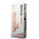 BAILE BRAVE MAN FUNDA PENE CON RABBIT VIBRADOR 165 CM NATURAL
