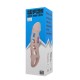 BAILE FUNDA EXTENSORA PENE CON VIBRACION Y STRAP NATURAL 135 CM