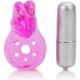 CALEXOTICS MICRO VIBE AROUSER BUNNY ANILLO VIBRADOR ROSA