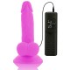 DIVERSIA DILDO FLEXIBLE CON VIBRACION MORADO 17 CM O 33 CM