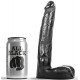 ALL BLACK DILDO REALISTICO 21 CM
