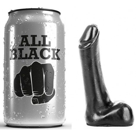 ALL BLACK DILDO 9 CM