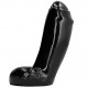 ALL BLACK DILDO REALISTICO 18 CM