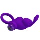 PRETTY LOVE ANILLO VIBRADOR I CONEJO PARA PENE MORADO