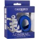CALEXOTICS ADMIRAL COCK BALL DOBLE ANILLO AZUL