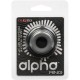 CALEXOTICS ALPHA SET DE 2 ANILLOS PROLONG GRIS