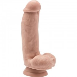GET REAL - DILDO 12 CM CON TESTÃCULOS NATURAL