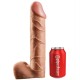 KING COCK STRAP ON CON DILDO HUECO 305 CM Y TIRANTES COLOR CARNE