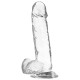 X RAY CLEAR DILDO REALISTA TRANSPARENTE 20 CM O 45 CM