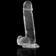 X RAY CLEAR DILDO REALISTA TRANSPARENTE 20 CM O 45 CM
