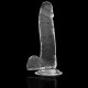 X RAY CLEAR DILDO REALISTA TRANSPARENTE 20 CM O 45 CM