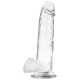 X RAY CLEAR DILDO REALISTA TRANSPARENTE 22 CM O 46 CM