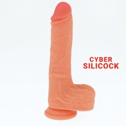 CYBER SILICOCK - CONNOR REALÃSTICO SILICONA LÃQUIDA 20.5 CM -O- 3.7 CM