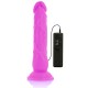 DIVERSIA DILDO FLEXIBLE CON VIBRACION LILA 21 CM O 49 CM