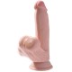 KING COCK PLUS 3D DILDO SWINGING BALLS 152 CM NATURAL