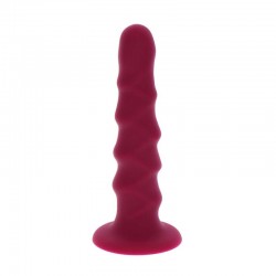 GET REAL RIBBED DONG 12 CM ROJO