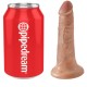KING COCK PENE REALISTICO 12 CM CARAMELO