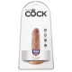 KING COCK PENE REALISTICO 12 CM CARAMELO