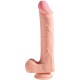 KING COCK PENE REALISTICO 3D CON TESTICULOS 248 CM NATURAL