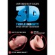 KING COCK PENE REALISTICO 3D CON TESTICULOS 248 CM NATURAL