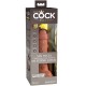 KING COCK ELITE DILDO REALISTICO VIBRADOR SILICONA 152 CM CARAMELO