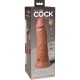 KING COCK ELITE DILDO REALISTICO VIBRADOR SILICONA 203 CM CARAMELO