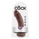 KING COCK 8 PENE MARRON 203 CM