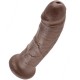 KING COCK 8 PENE MARRON 203 CM