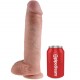 KING COCK 11 PENE REALISTICO NATURAL 28 CM