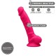 SILEXD MODELO 1 PENE REALISTICO SILICONA PREMIUM SILEXPAN FUCSIA 175 CM
