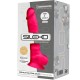 SILEXD MODELO 1 PENE REALISTICO SILICONA PREMIUM SILEXPAN FUCSIA 175 CM