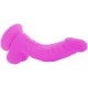 DIVERSIA DILDO FLEXIBLE CON VIBRACION LILA 215 CM O 45 CM