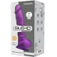 SILEXD MODELO 1 PENE REALISTICO SILICONA PREMIUM SILEXPAN VIOLETA 175 CM