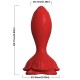 ARMONY ROSA VIBRADOR PLUG ANAL PEQUEaO CONTROL REMOTO ROJO