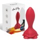 ARMONY ROSA VIBRADOR PLUG ANAL PEQUEaO CONTROL REMOTO ROJO