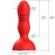 ARMONY EXTREME A BLOOM ROSA VIBRADOR PLUG ANAL CONTROL REMOTO ROJO