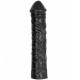 ALL BLACK DILDO GIGANTE FISTING SUAVE 32 CM