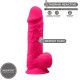 SILEXD MODELO 1 PENE REALISTICO SILICONA PREMIUM SILEXPAN FUCSIA 215 CM